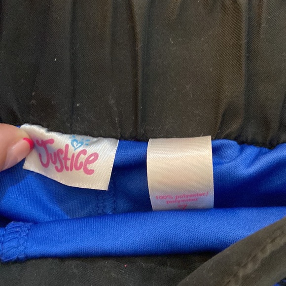 Justice polka dot sequins skirt/skort size 7 - Picture 2 of 5